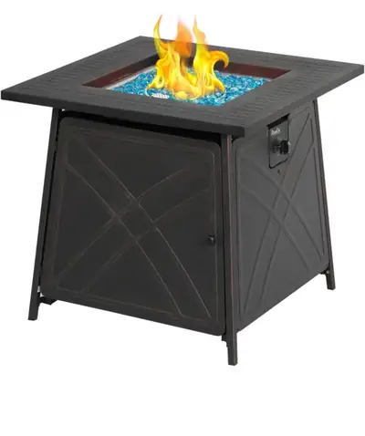 Brand new has small dent on the bottom part check ad pictures BALI OUTDOORS Firepit LP Gas Fireplace...