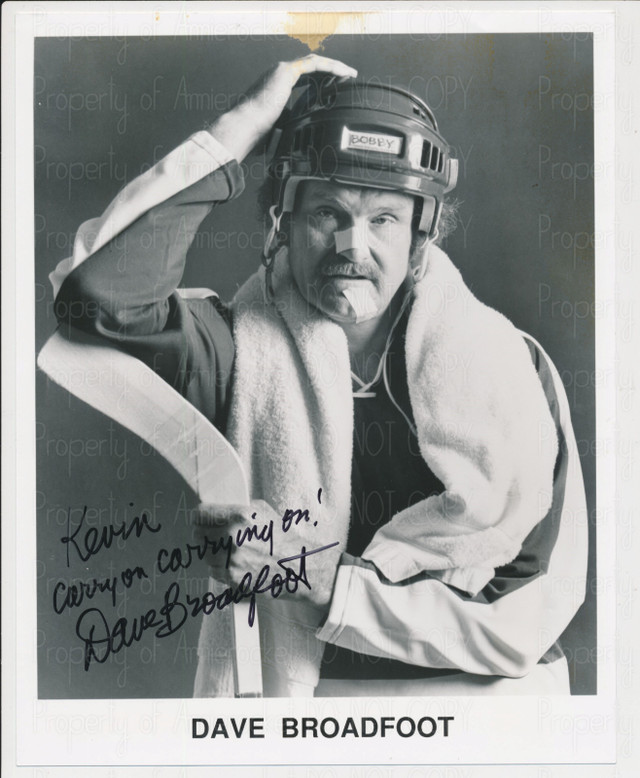 Dave Broadfoot (Canadian Air Farce) 8x10 Signed Photo-1990s' in Arts & Collectibles in City of Toronto - Image 2