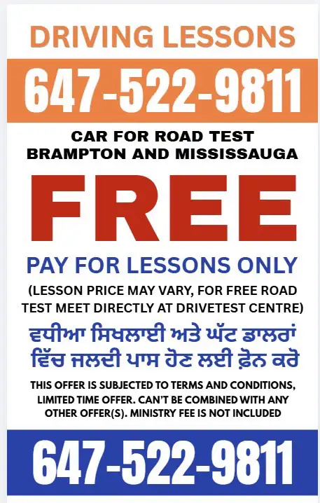 Driving Lessons MTO Certified Instructor532105673154252801