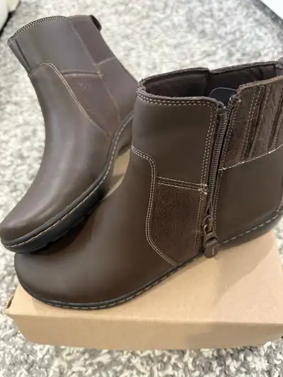 2 pairs of Women Clarks Ankle Boots, View more