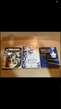 Vintage T. Maple Leafs Hardcover Books- In like new condition.