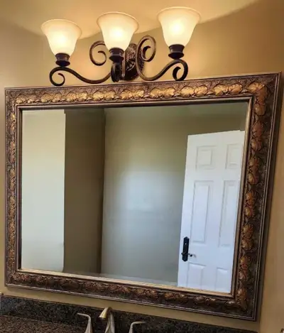 Framed Hanging Mirror, View more