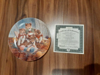 Bradford Exchange All Tied Up collectable plate