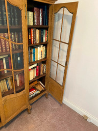 French oak bookcase