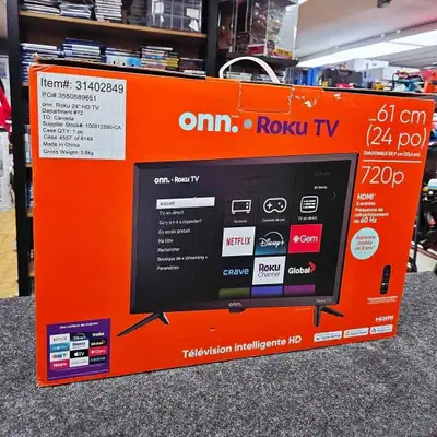 Onn Roku 24" HD TV, View more