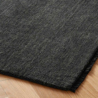 New Crate and Barrel handwoven gray area rug