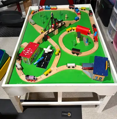 Play (Train/lego)  Table, trains & accessories, View more