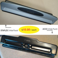 Lightly used 3-hole punch for sale