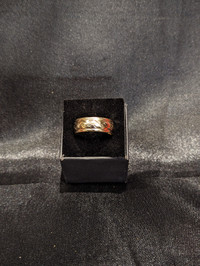 Men's 14K Etched Gold Band~Size 10