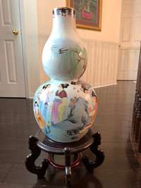 A Pair of Large Vintage Vases 21" High donate to animal rescues