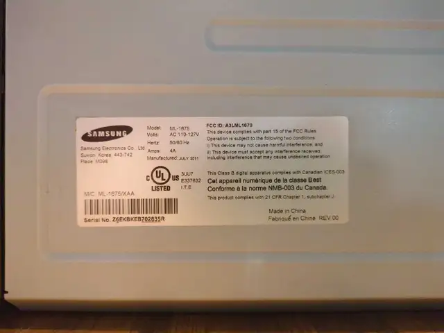 Samsung Laser printer in Printers, Scanners & Fax in Gatineau - Image 4