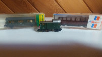 European Model N Scale Collection 3 Cars Coach Flat Caboose