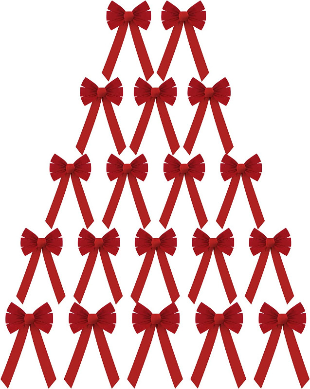 Christmas Red Bows (50 Pieces, 10 x 20 Inches) in Other in City of Toronto