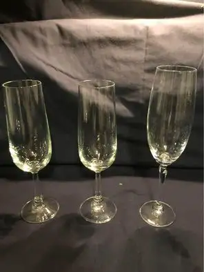 Champagne glasses $15, View more