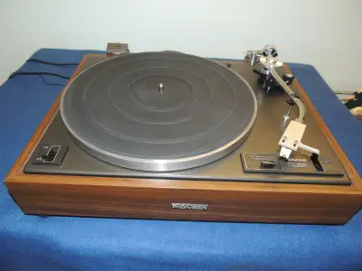 Pioneer PL12D Manual Turntable w/Stanton 500 Cartridge, New Belt, View more