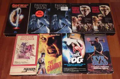 (SOLD) 1. Friday the 13th Part VII - The NEW Blood $20 Dollars (SOLD) (SOLD) 2. Freddy vs Jason $10...