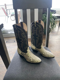 Genuine Python Skin Boots