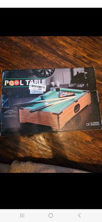 Mini Pool Table(Brand New)