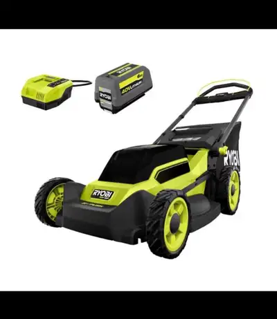 RYOBI 40V HP Brushless 20 in. Cordless Walk Behind Push Lawn Mow, View more