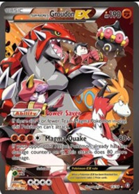 Pokemon Card Team Magma's Groudon EX 