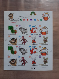 "Favorite Children's Books Animals" (collector stamp pane)