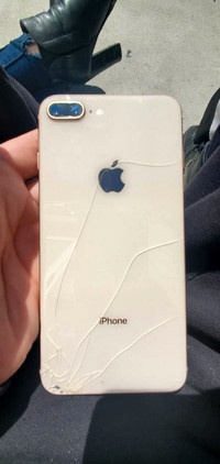 iPhone 8 Plus Back Cracked Unlocked 