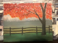 Fall Landscape Painting