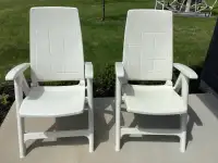 2 chaises de patio