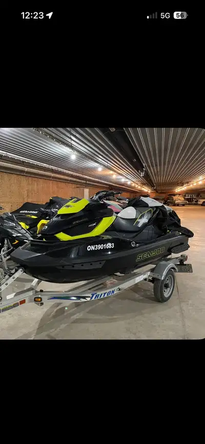 Hello I got my seadoo for sale- 2014 seadoo rxt is 260. -68hours -mint condition -comes with trailer...