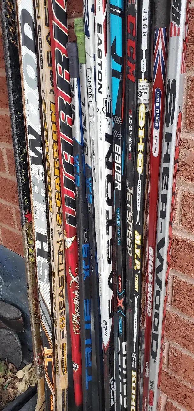 Various Brand Name Hockey Sticks in Hockey in City of Toronto - Image 6