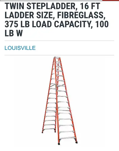 Louisville 16’ stepladder, View more