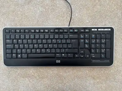 Clavier d’ordinateur filiaire USB HP KU-0841, View more