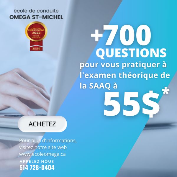 Online Preparation for the SAAQ Theory Exam – Class 1-2 or 3