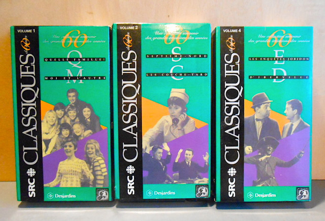 3 VHS Classiques Radio-Canada - Années 60s - Vol. 1, 2, 4 dans CD, DVD et Blu-ray  à Sherbrooke - Image 2
