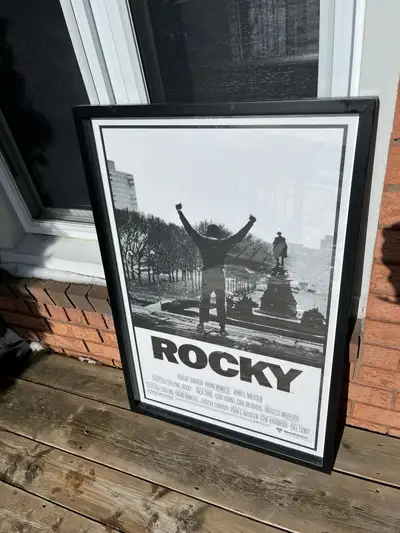 Large Framed Rocky Movie Poster, View more