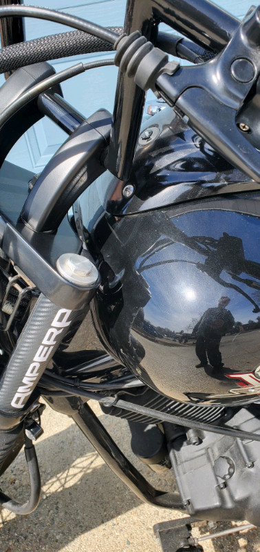 Custom Blackout Yamaha vstar1100 cruiser motorcycle in Street, Cruisers & Choppers in Oakville / Halton Region - Image 4