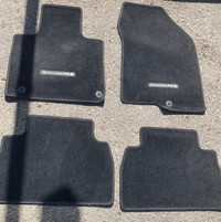 Carpet Floor Mat Set (4) Black For 2019 Hyundai Santa Fe