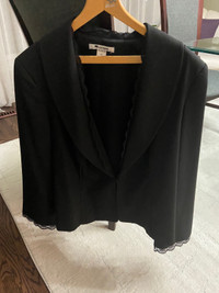 Ladies Black Nygard Pant Suit- SZ 20