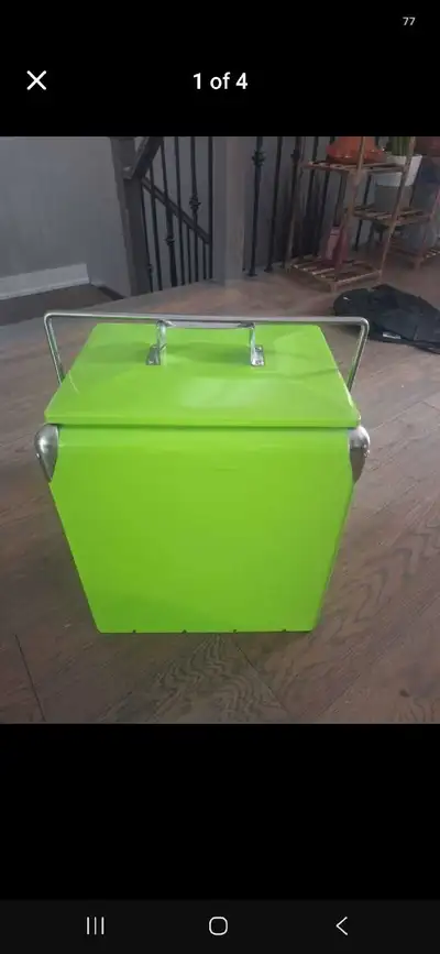 Retro Style Metal Cooler, View more