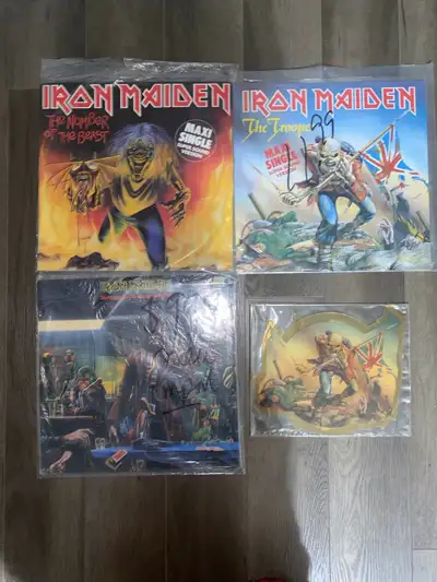 Iron Maiden - Rare vinyl - Picture Discs -Singles , View more
