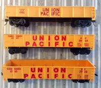 Train électrique wagon cars HO GONDOLA UNION PACIFIC RAILWAYS