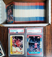 1986 Fleer Basketball Card Full Set Michael Jordan Rookie PSA