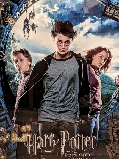 MINT 40" x 28" Framed 2004 Harry Potter Azkaban Movie Poster!, View more