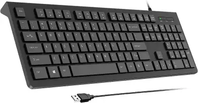 Plug Play USB Keyboard, Low Profile Chiclet Keys, Large Number P, View more