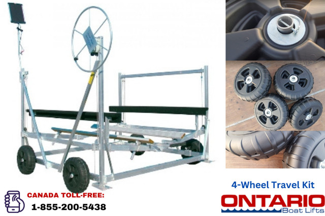 Ontario Boat Lifts 4-Wheel Travel Kit in Other in Ottawa