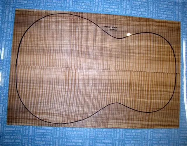 Curly maple, parlour size guitar, set | Guitars | Mississauga / Peel ...