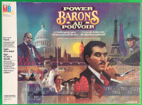 Power Barons Board Game, Milton Bradley, 1986 Complete and Ex