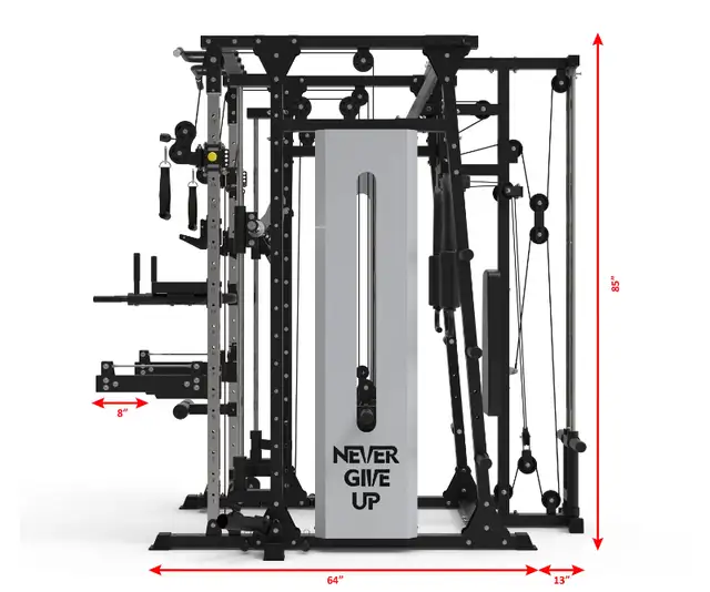 PREMIUM PRO ALL IN ONE SMITH MACHINE - SM03  - Prince Edward in Exercise Equipment in Summerside - Image 7