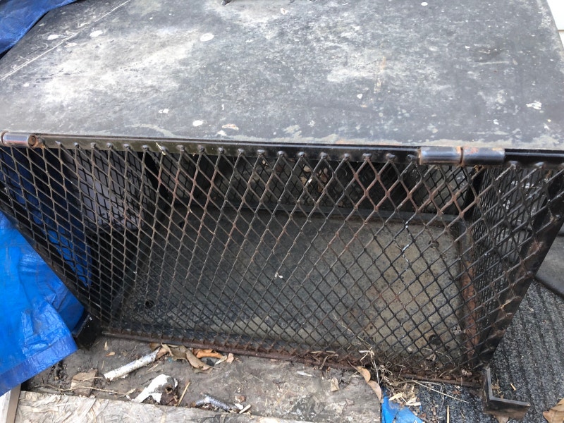 Heavy duty 3 man lift cage for propane tanks or tools Tool Storage