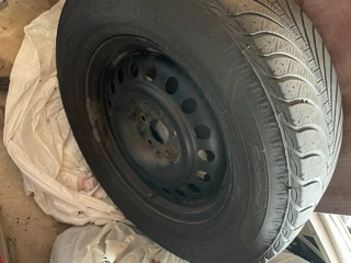 Four Tires 245/65R 17 on steel rims with lug nuts (total) in Tires & Rims in City of Toronto - Image 2